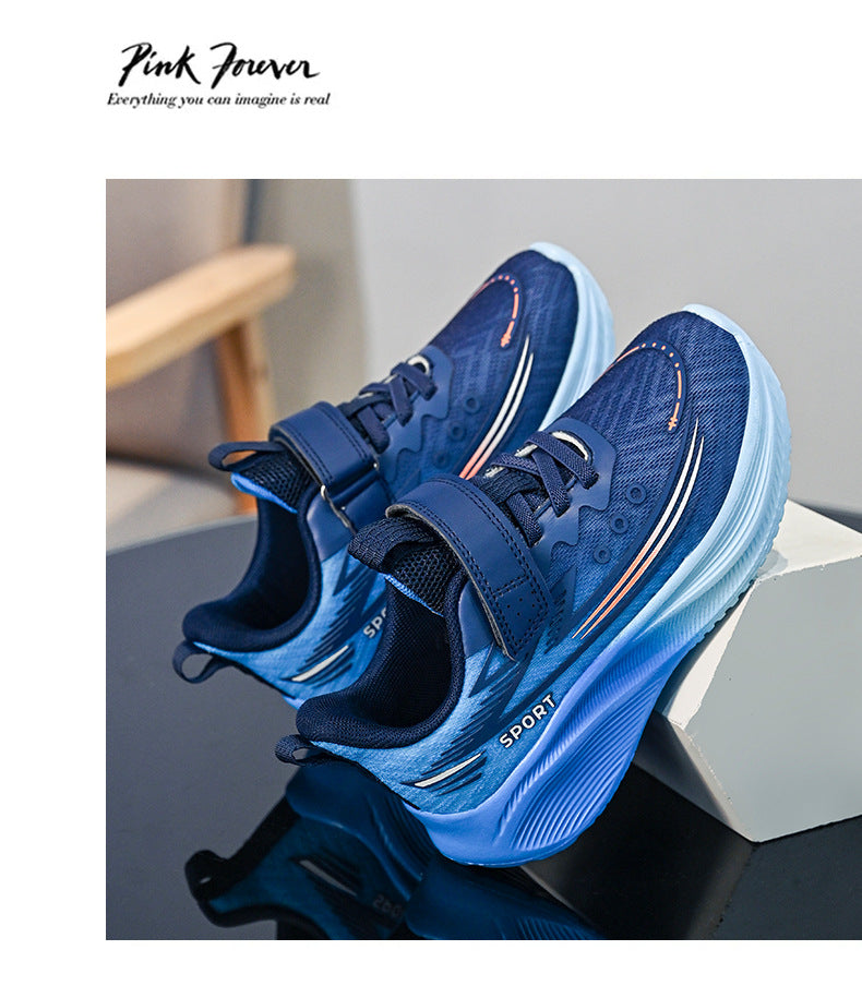 2025Spring New Children's Shoes for Big Kids Lightweight Breathable Boys' Sports Shoes Children's Casual Versatile Girls' Running Shoes