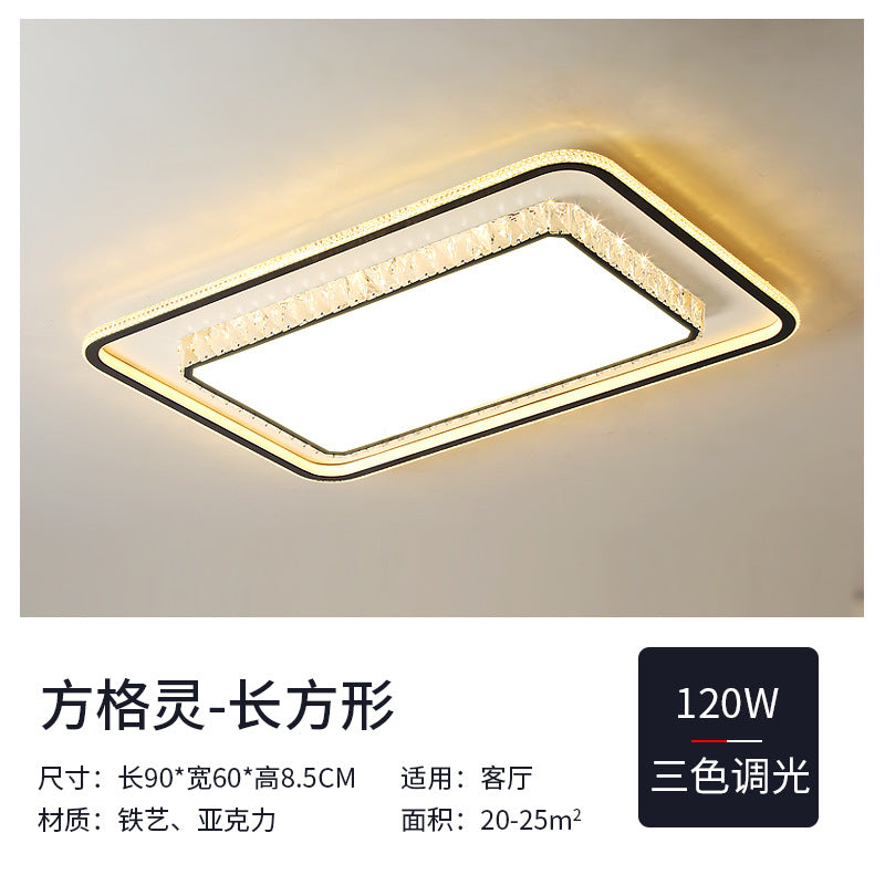 2025New Year's New Lamps Living Room Lamps Modern Simple Atmosphere Ceiling Lamps Light Luxury Crystal Lamps Restaurant Lamps Bedroom Lamps