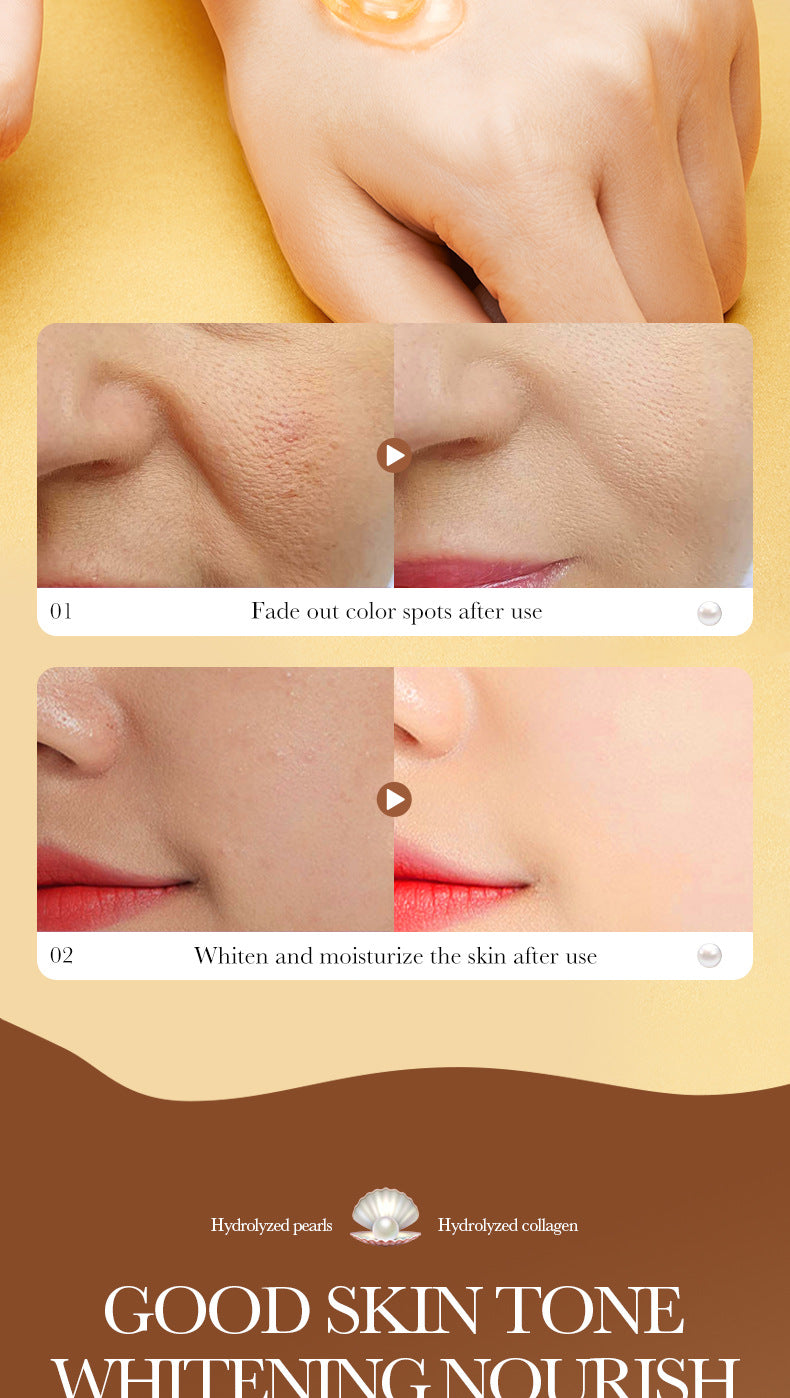 Full English24K Gold Collagen Pearl Essence Milk SADOER Moisturizing lotion  foreign trade wholesale