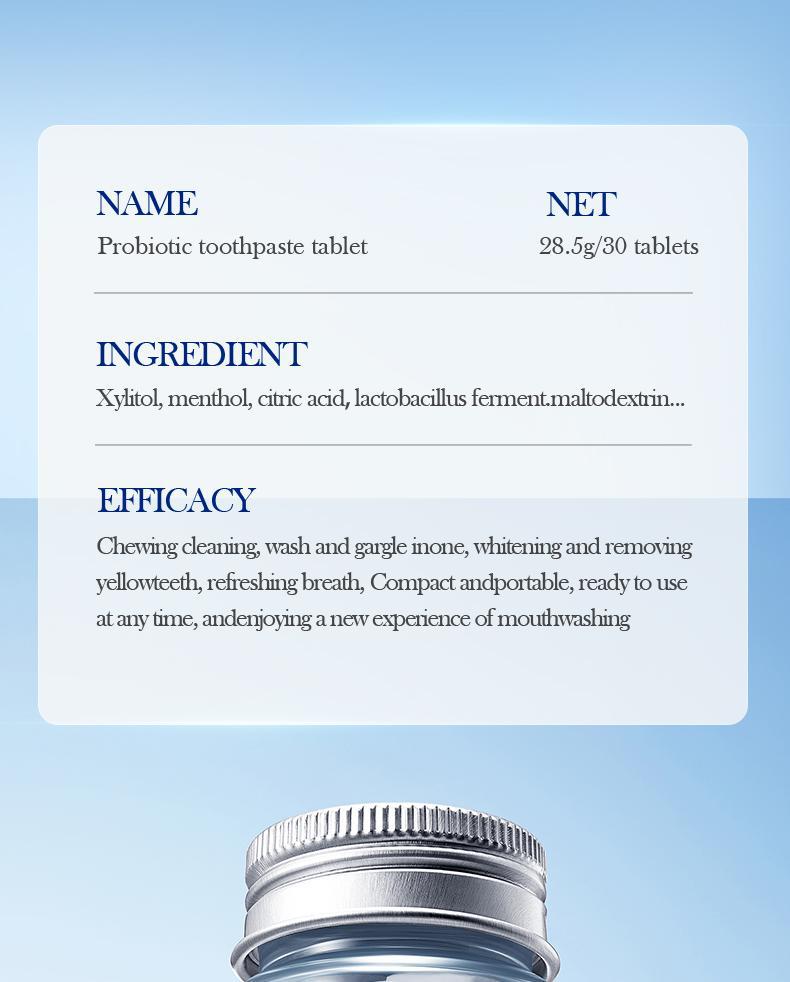 All-English Solid Toothpaste Series SADOER Sakura Whitening Anti-Yellowing Teeth Cleaning Toothpaste  Wholesale