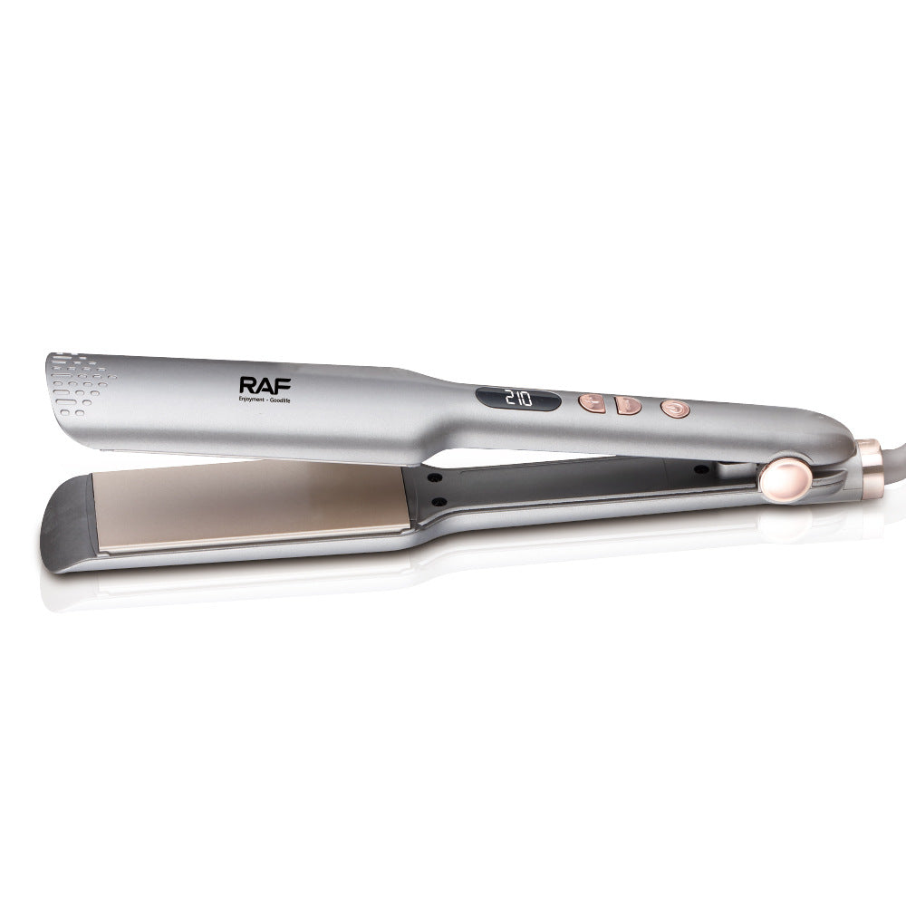 RAF EU Standard Hair Straightener Curler Negative Ion Hair Straightener Home Use Volumizing Hair Root Straightening Iron