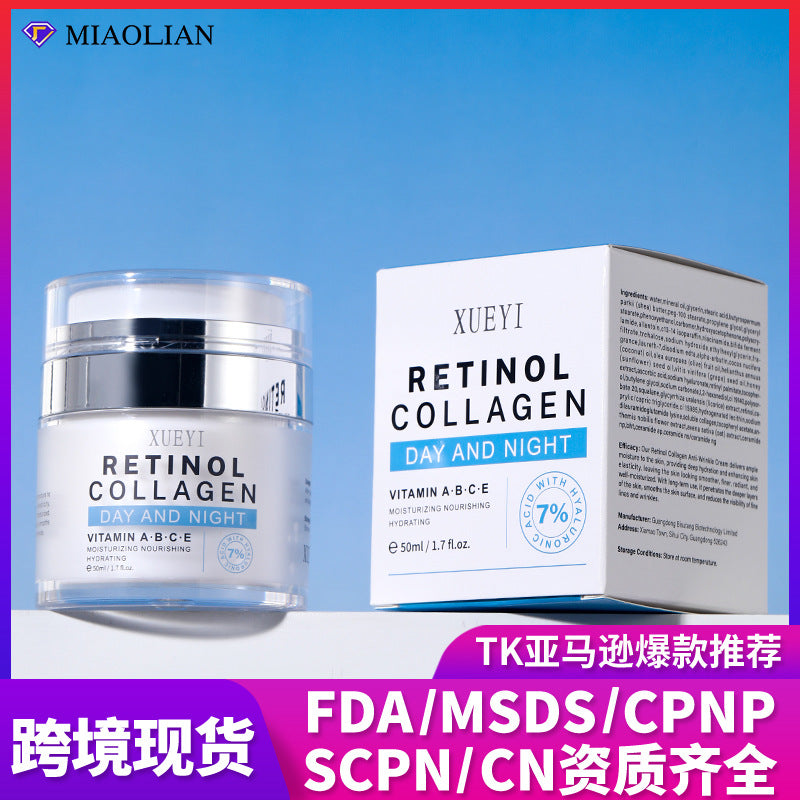 In Stock Double Tube Retinol Anti-Wrinkle Face Cream Eye Cream Skin Care Essence Eye Cream Stick Skincare Products