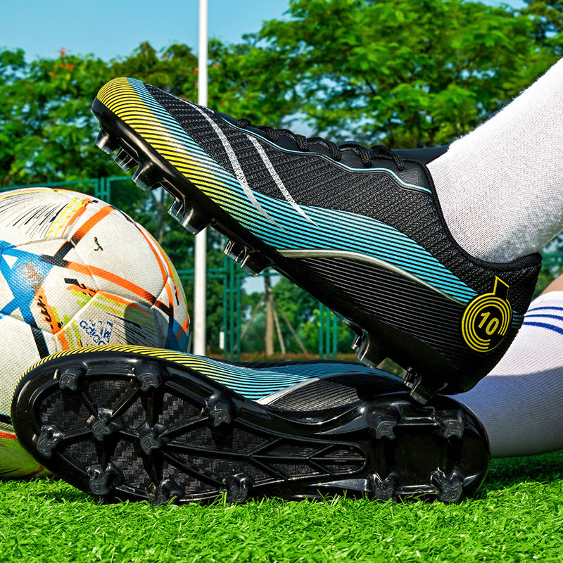 New professional football shoes for men and women teenagers TF Broken Nail AG Long Spike Lightweight Wear-Resistant Competition Training Shoes