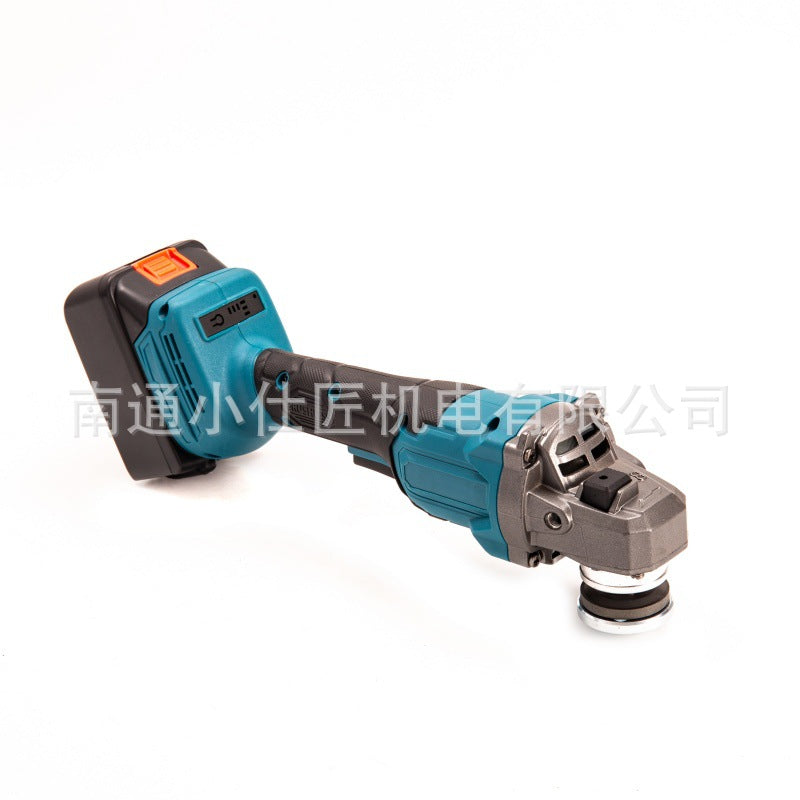 Lithium Battery Tool Brushless Angle Grinder Two Batteries One Charger High Power Cordless Angle Grinder Cross-Border Export Model