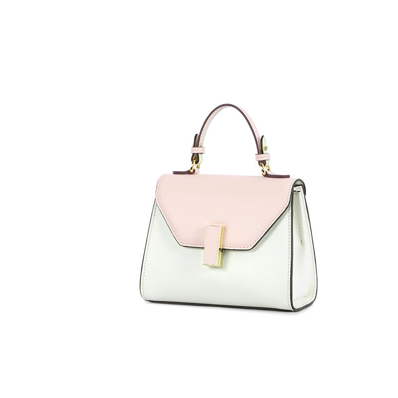 2024New Kelly Bag Yao Chen Same Style Single Shoulder Crossbody Handbag Small Square Bag European and American Fashion Casual Women's Bag