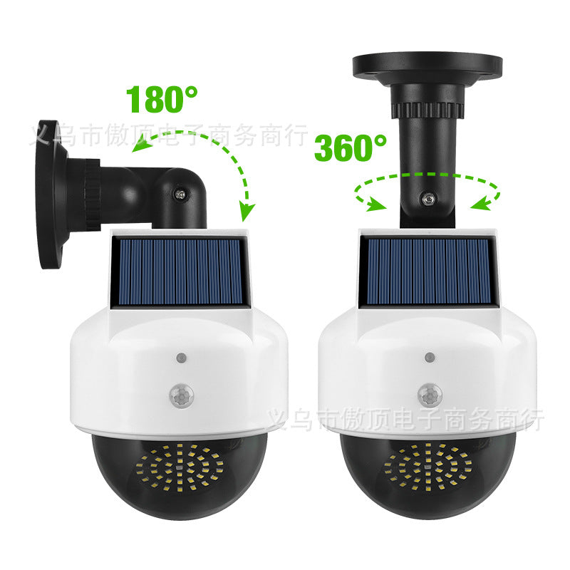 Simulated Surveillance Light Solar Garden Light Fake Camera Street Light Human Body Sensor Wall Light Split-Type Garden Light