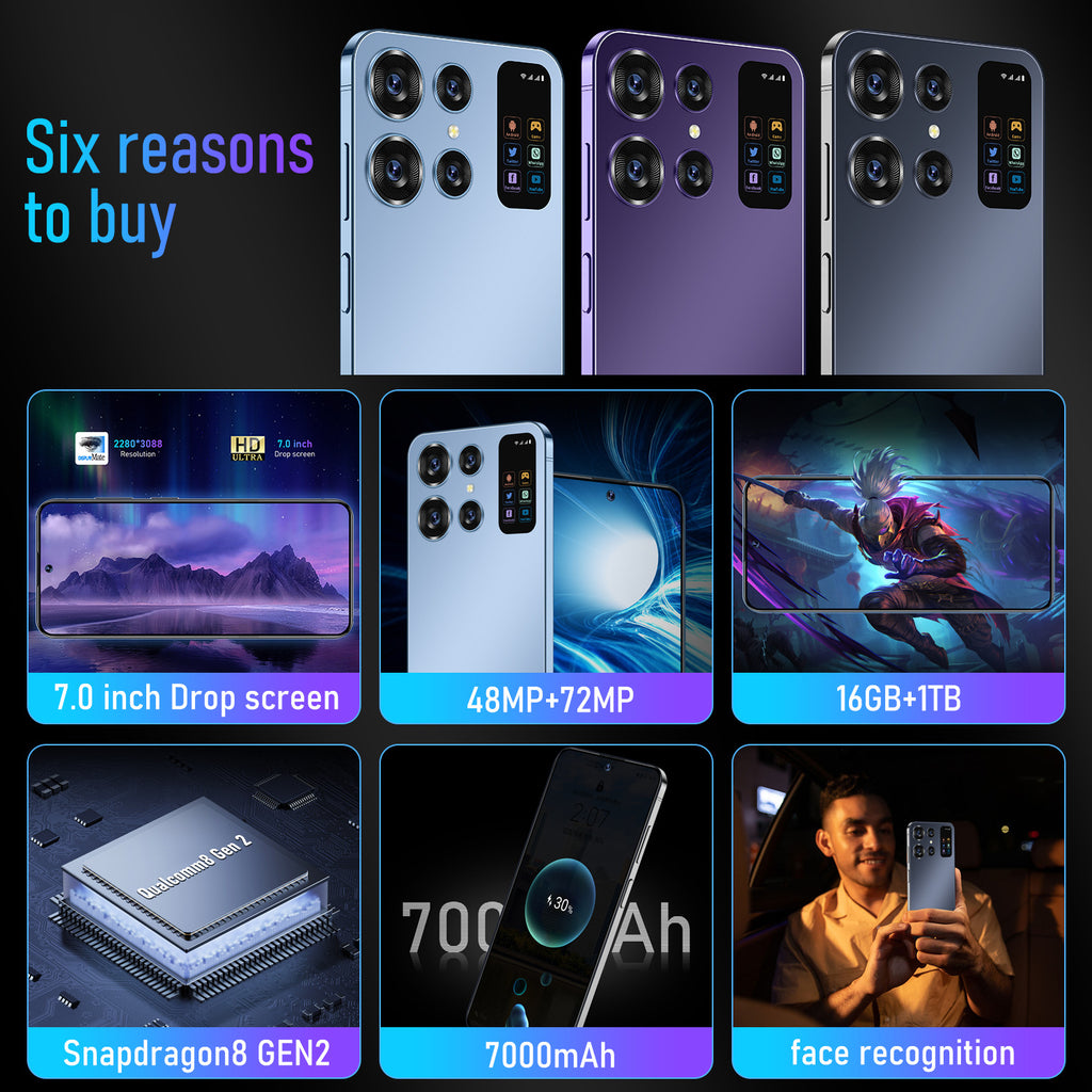 2024Popular S24ultra Android Smartphone16+1TB All-in-One Machine Source Factory