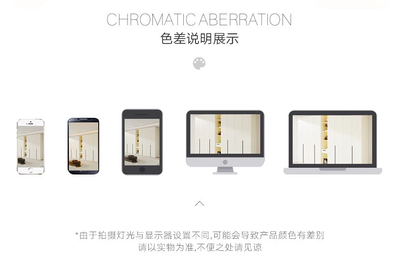 ENF Grade Pure Solid Wood Wardrobe Cream Color Bedroom Home Bedroom Wardrobe Handle-Free Segmented Oak Large Wardrobe