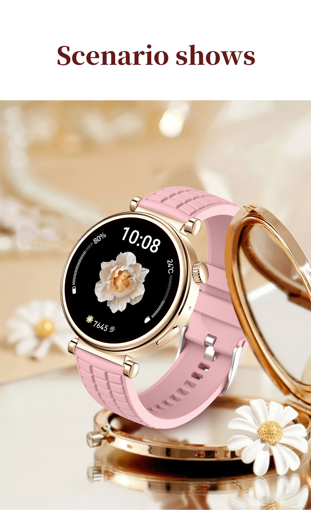 Z01 Mini Smart Watch Bluetooth Call True Heart Rate Step Sleep Monitoring Exquisite Ladies Outdoor Sports