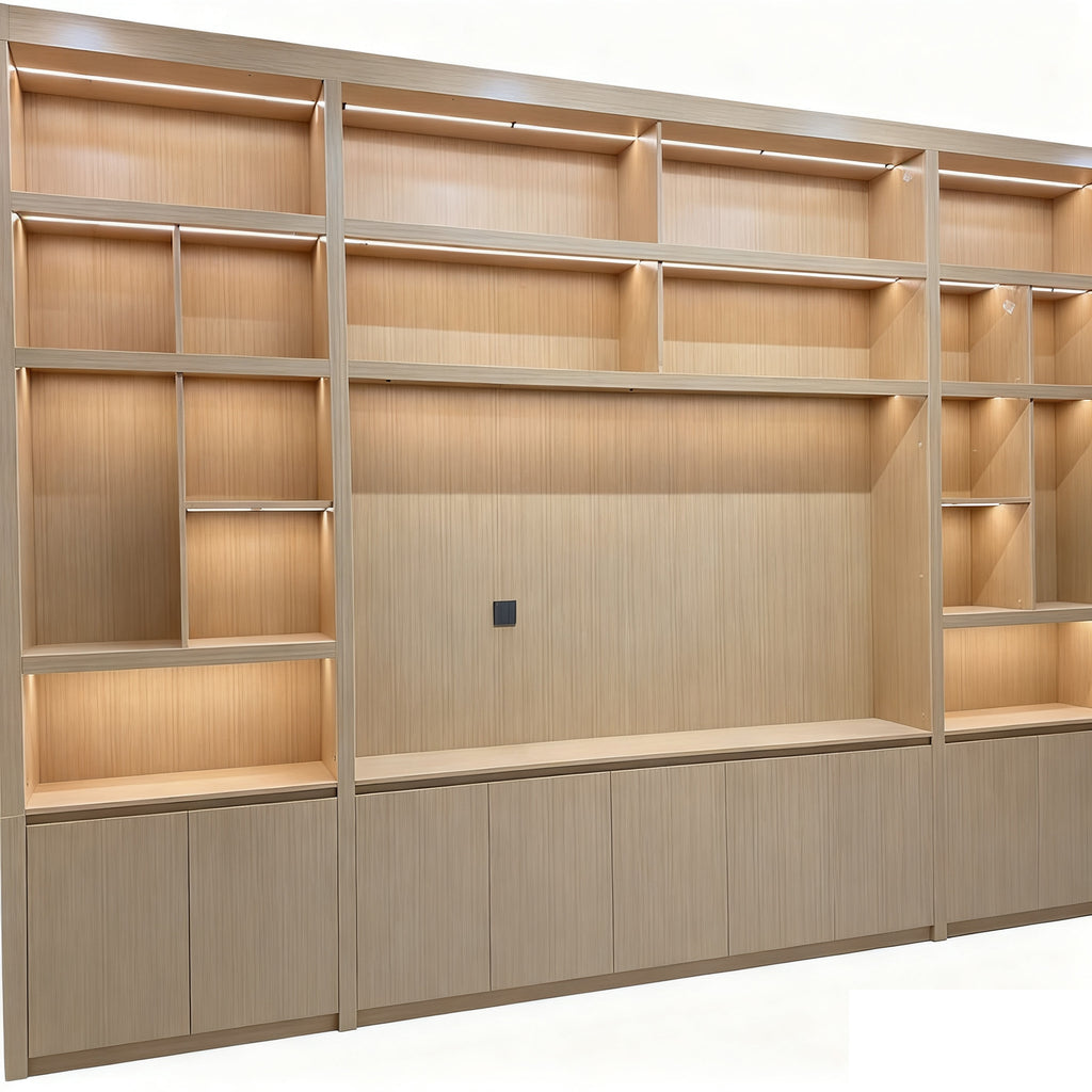 Custom Aluminum Alloy Office Side Cabinet Floor Cabinet Storage Cabinet File Cabinet Partition Display Cabinet Full Height Cabinet Entire Wall Bookcase