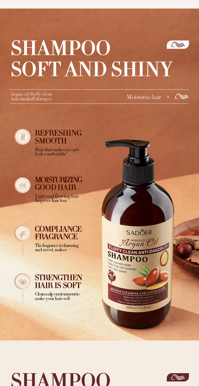 Full English Nut Oil Shampoo SADOER Clean, fluffy, refreshing, moisturizing hair conditioner  wholesale