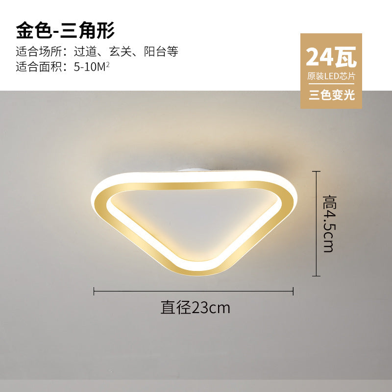 Nordic Corridor Entrance Hallway Light Simple Modern Creative Cloakroom Light led Balcony Small Ceiling Light Fixture