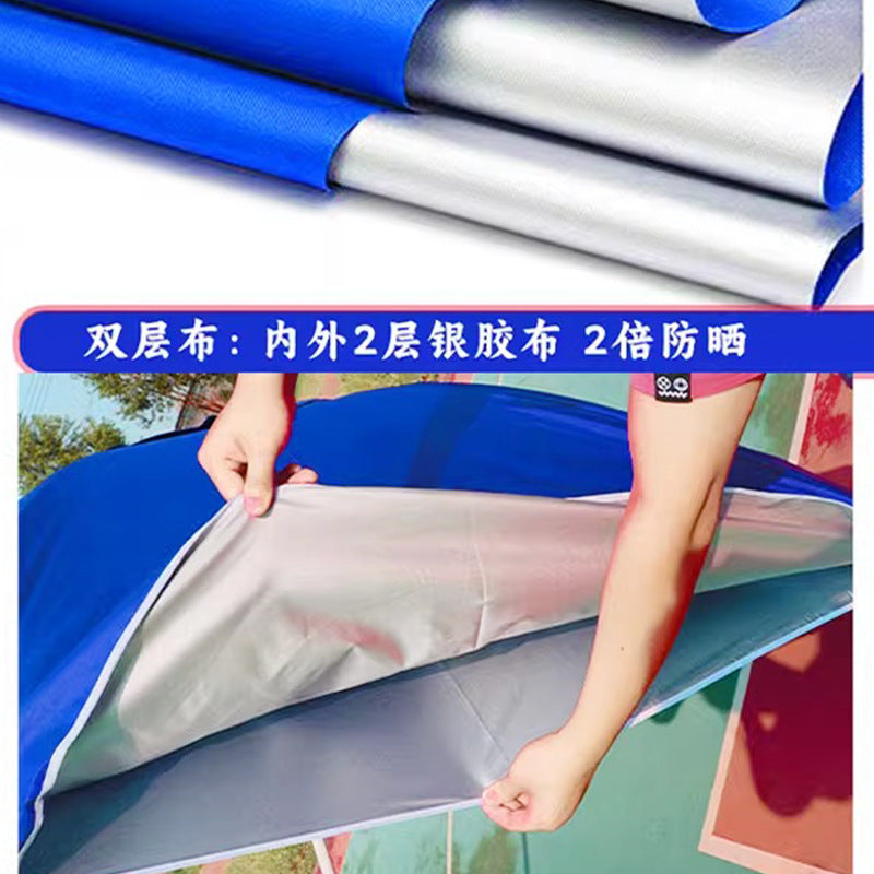 Custom Advertising logo Large Sun Umbrella Stall Sunshade Umbrella Courtyard Sun Protection Rain Umbrella Outdoor Stall Commercial Large Umbrella