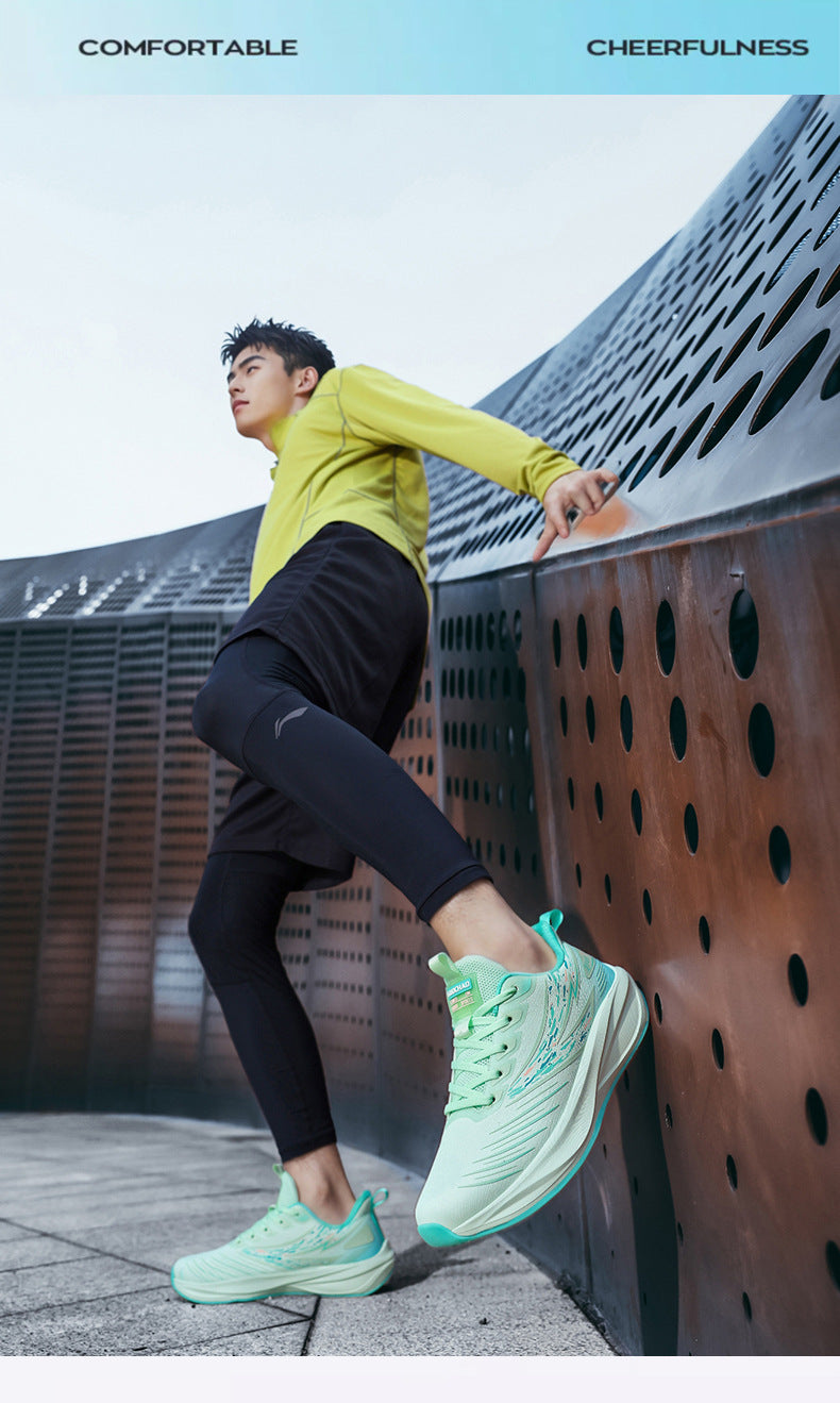 Youth Ultra-Light Soft Sole Running Shoes Leather Waterproof Comfortable Casual Fashion Men's Shoes Non-Slip Wear-Resistant Sports Shoes