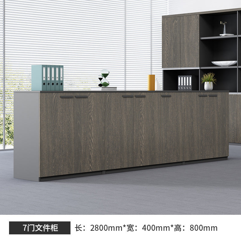 File Cabinet Low Cabinet Floor Cabinet Storage Cabinet Wooden Office Partition Cabinet Document Cabinet Archive Cabinet with Lock Office Cabinet