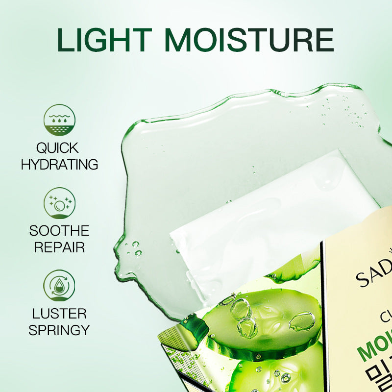 Full English Cucumber Skin Rejuvenation Mask SADOER Hydrating and Moisturizing Plant and Fruit Face Mask  Wholesale