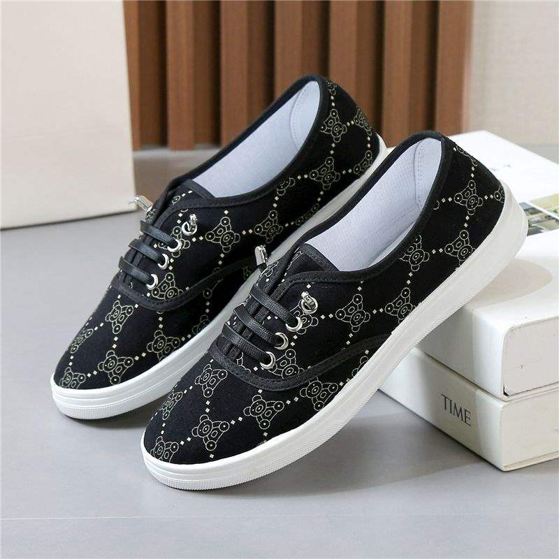 2025Spring and Autumn New Women's Canvas Shoes Versatile Old North Casual Sneakers Student Sports Shoes for Women