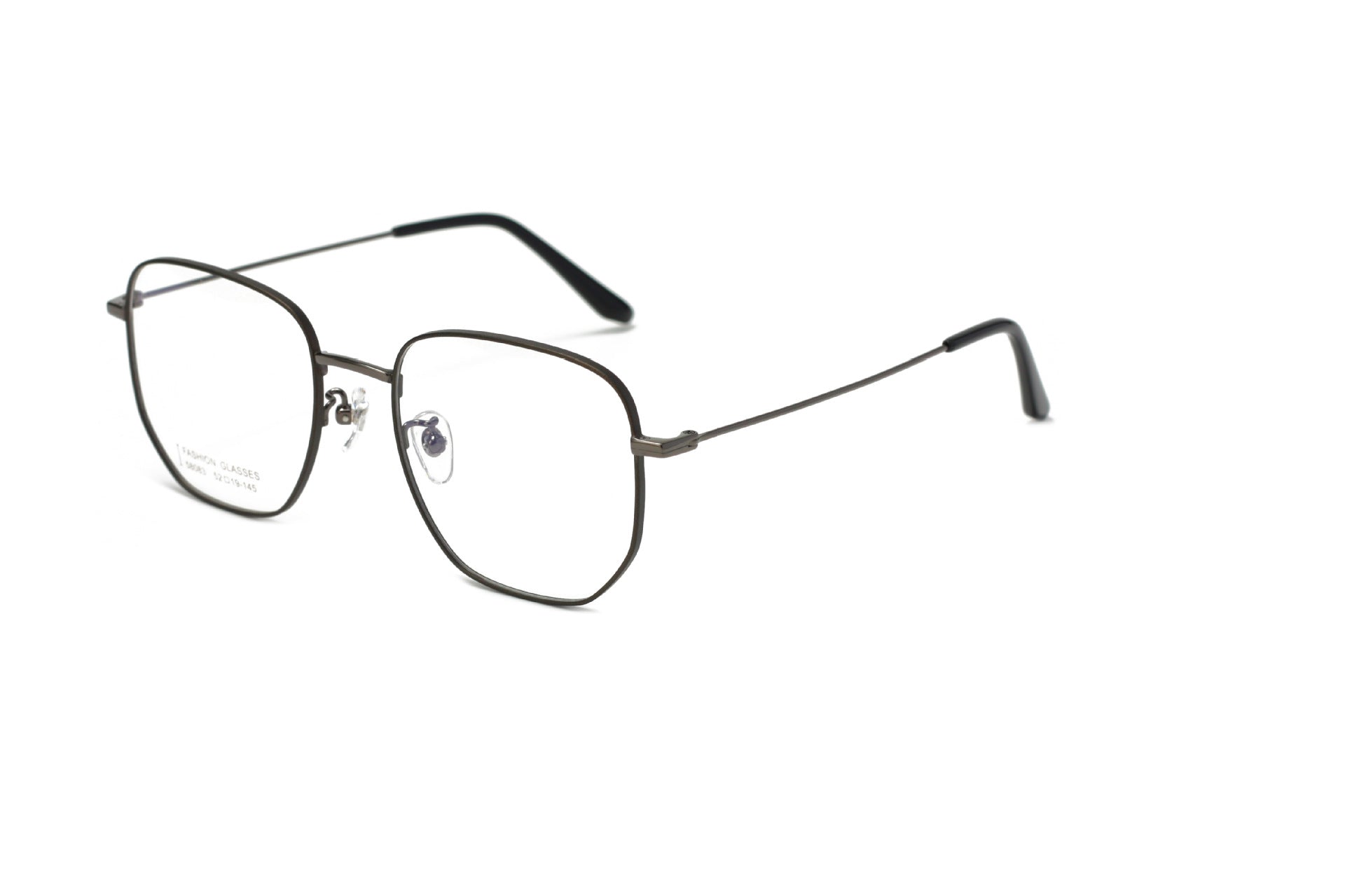 New Frame Retro Fashion Metal Glasses Frame Polygonal Unisex Glasses Light Luxury Prescription Glasses Light Luxury Style