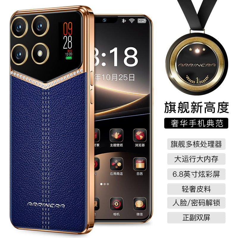 2025New U25Smartphone5G Mobile Phone6.517Inch Water Drop Screen Factory Direct Wholesale