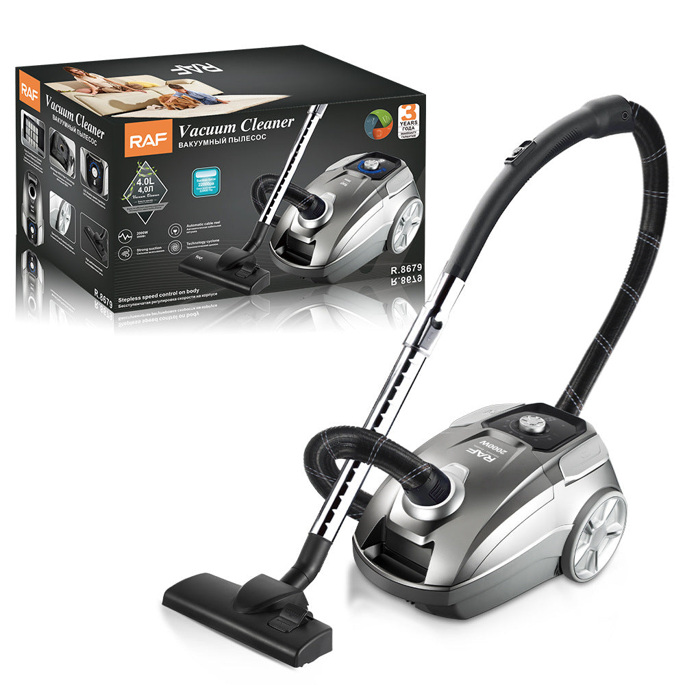 RAF EU Standard Intelligent Display Powerful Household Vacuum Cleaner Horizontal Portable Vacuum Cleaner R.8679