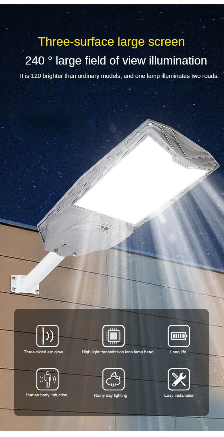 Abs Lamp Body High Brightness Waterproof Outdoor Street Light Led Solar Street Light