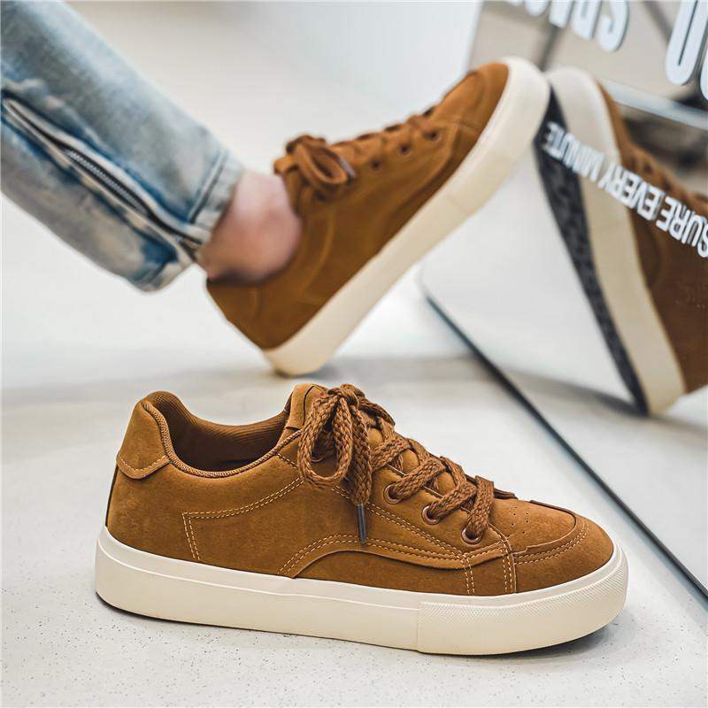 Men's Trendy Shoes2025New American Retro Niche Casual Sneakers ins Internet Celebrity Versatile White Sneakers