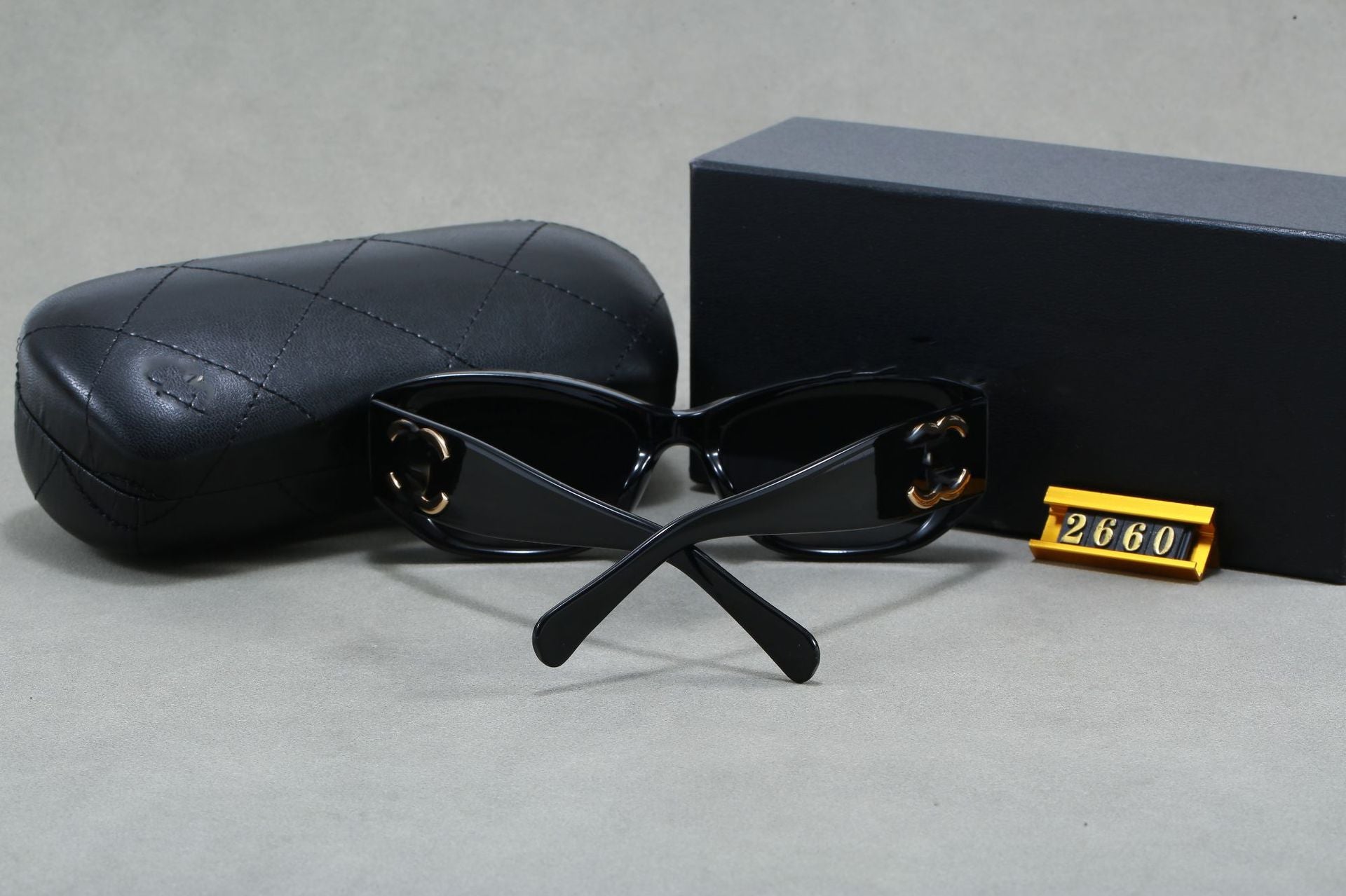 Classic style logo Double C Sunglasses for Women, Internet Celebrity, Xiaohongshu Hot Item, Sunglasses for Men, Acetate, Live Streaming Hot Item2660