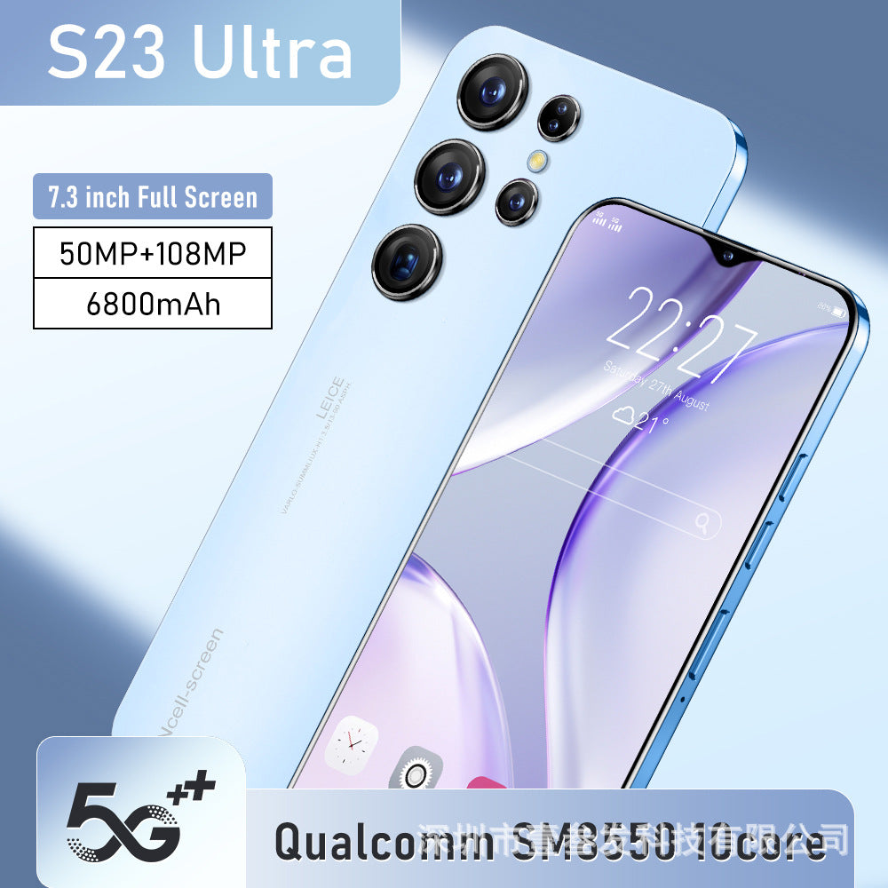 S23 Ultra Popular(1+16G) 7.3Inch5G All-in-One New Smartphone Factory