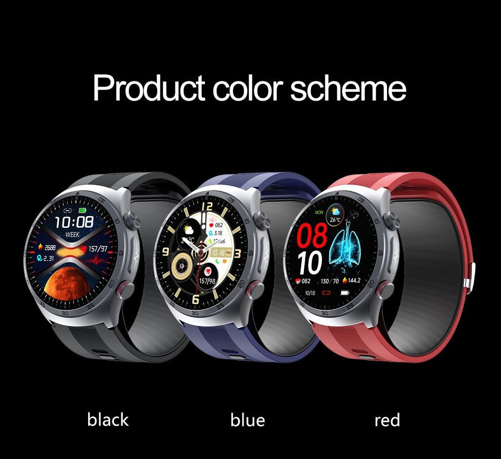 S25Pump Blood Pressure Watch Blood Sugar Blood Oxygen Bluetooth Call Heart Rate Blood Oxygen Monitoring Pump Blood Pressure Watch