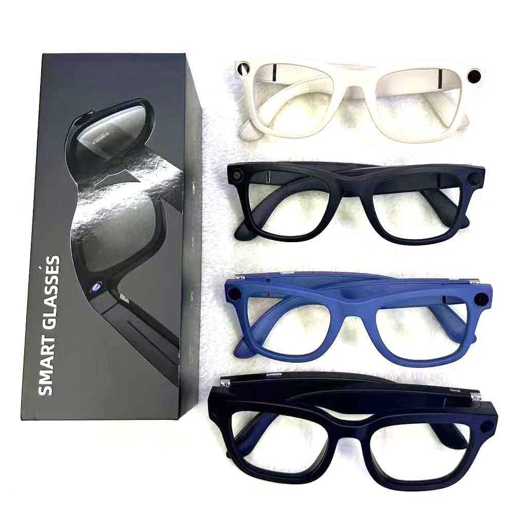 E03Smart Glasses800100 Megapixel Camera with Image Stabilization1200P Video Recording AI Simultaneous Translation Character Recognition