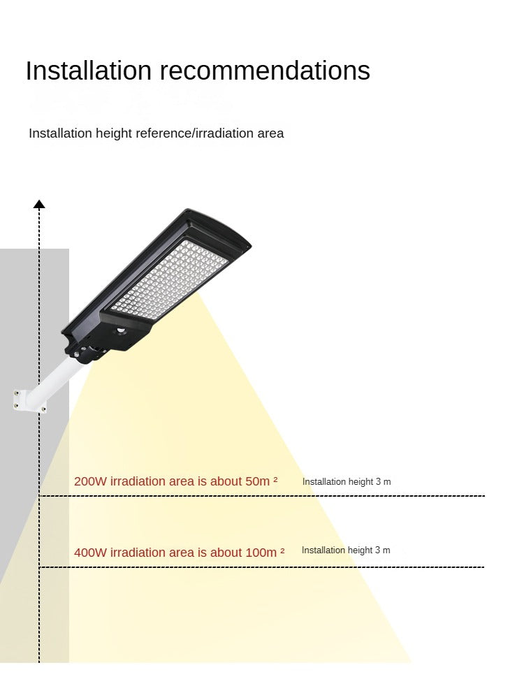 Human Body Induction Waterproof Ip65 Aluminum Outdoor Integrated Solar Street Light