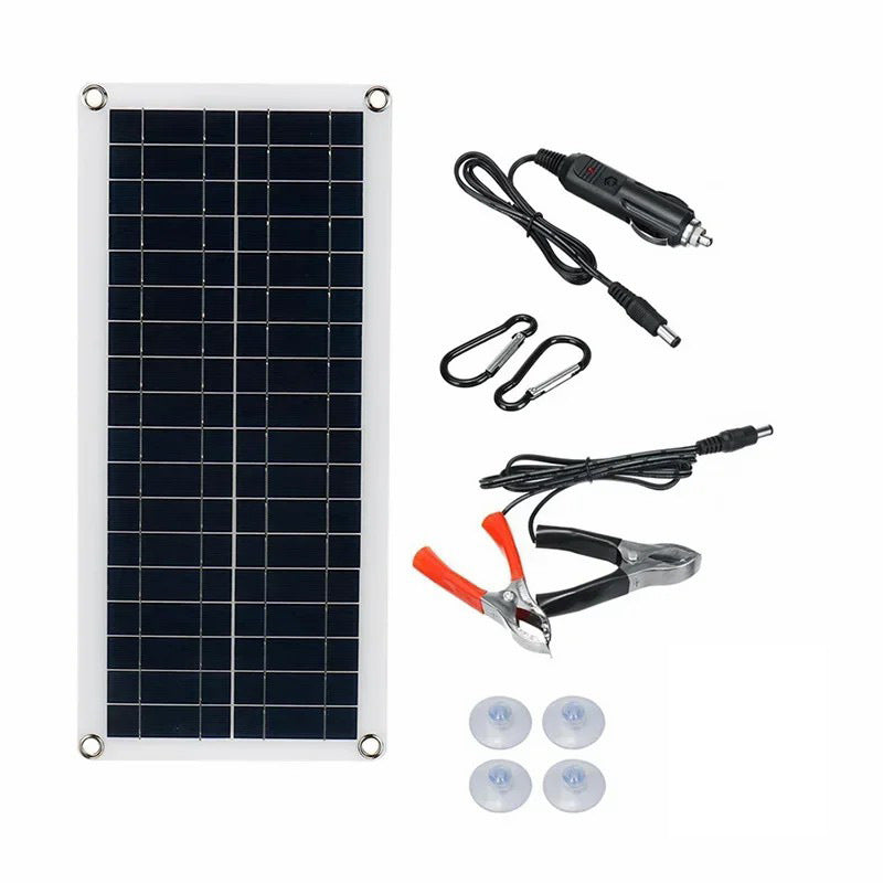 Factory Direct E-commerce 20W Solar Panel Control Kit Battery Emergency Power Solar Photovoltaic Panel