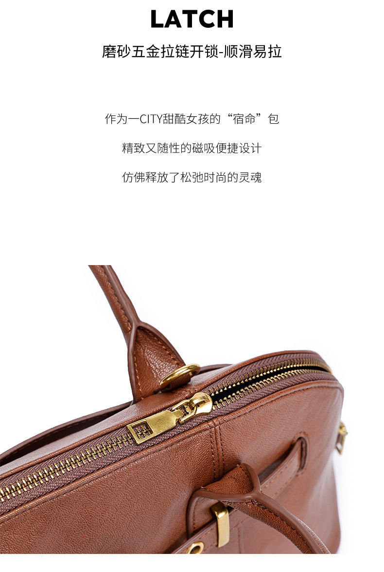 Liao Family Retro Tote Bag for Women, Large Capacity, New Trendy Fashion Women's Bag, Versatile Underarm Single Shoulder Bag, Commuting Crossbody Bag