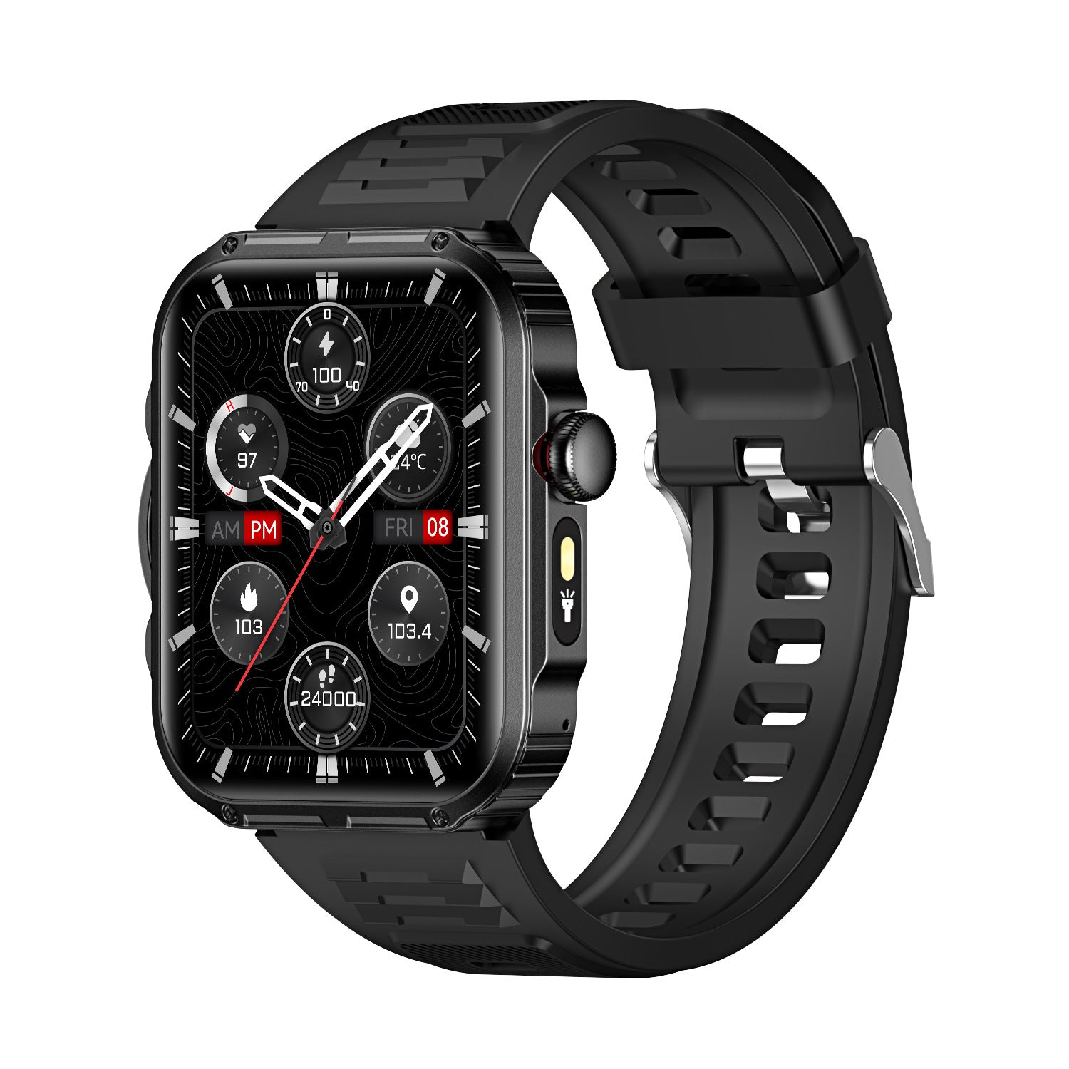 HDT11Ultra Smart Watch Bluetooth Call Music Healthy Sleep Flashlight Smart Bracelet