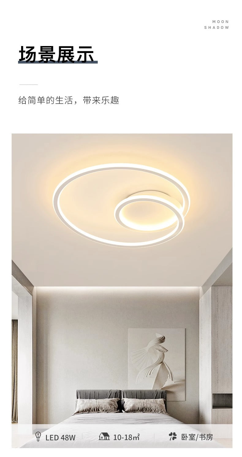 Minimalist Modern Creative Personality Art Lamp Bedroom Study Dining Room Bedroom Lighting Nordic Internet Celebrity Iron Art Ceiling Lamp