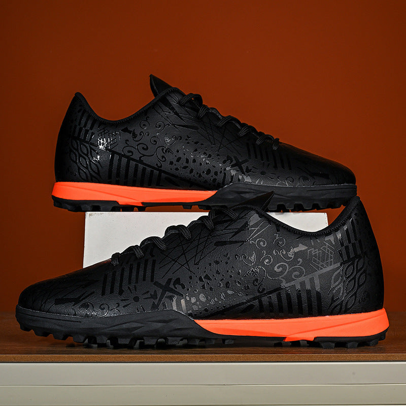 New Men's Football Shoes Low-Cut Long Spikes Broken Spikes Youth Student Professional Training Sports Shoes