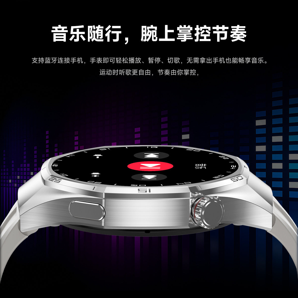 Watch6 Max Smart Watch Bluetooth Call True Heart Rate Step Sleep Blood Pressure Monitoring Message Reminder Exercise