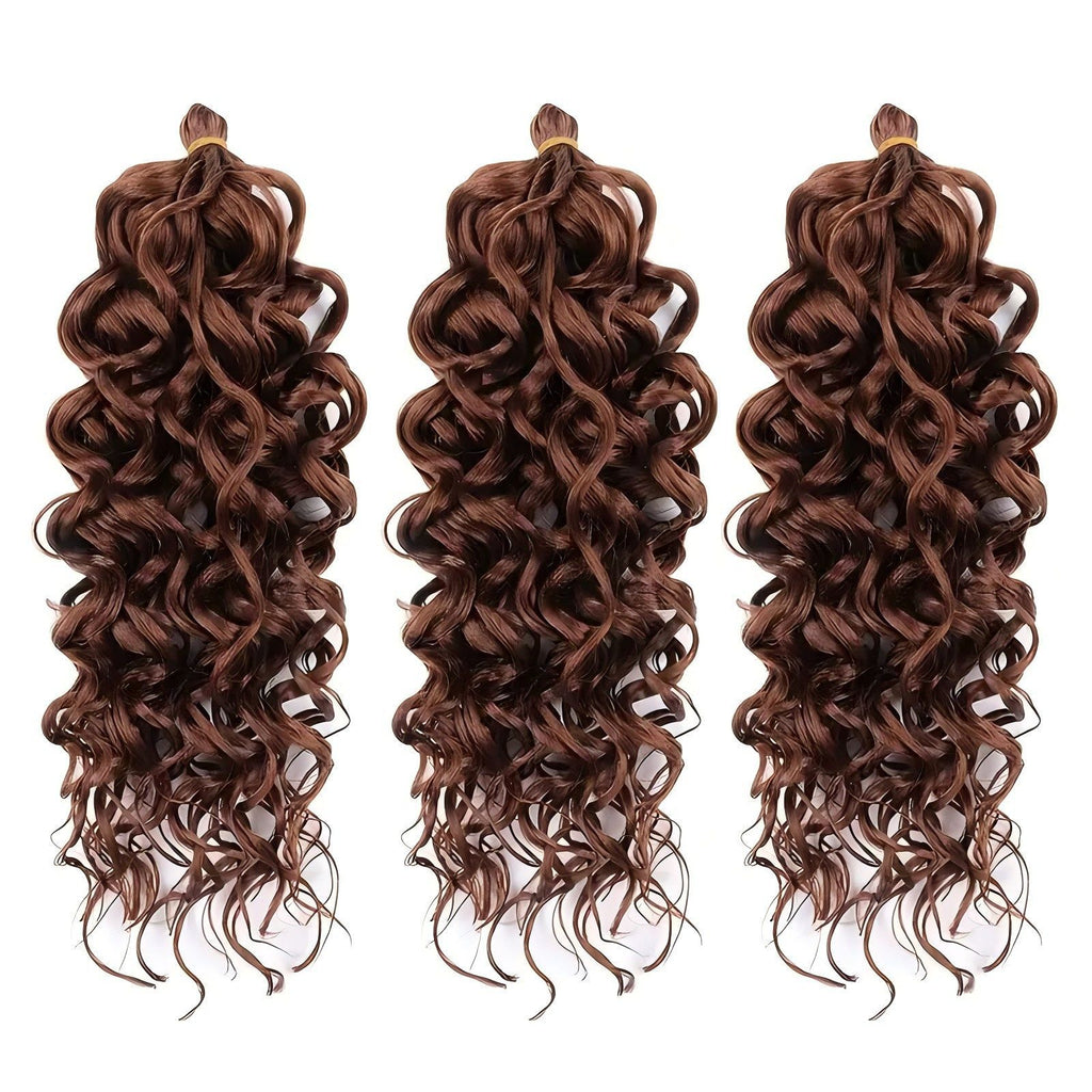 European and American Style Wig Hawaiian Curl Crochet Hair Hawaii Ocean Wave Braiding Hair20in90g
