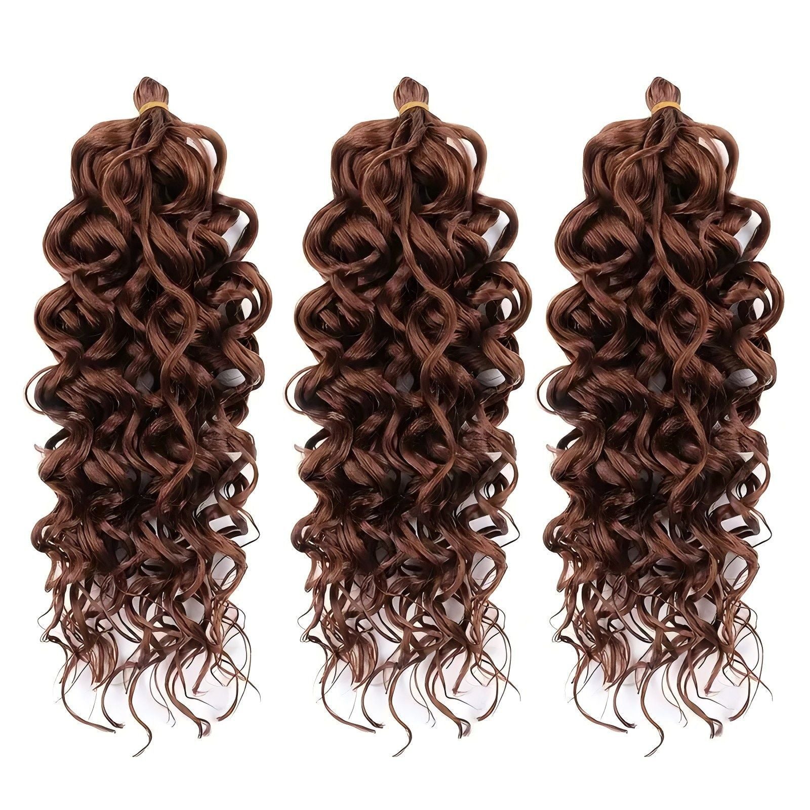 European and American Style Wig Hawaiian Curl Crochet Hair Hawaii Ocean Wave Braiding Hair20in90g