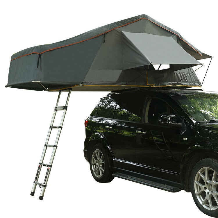 Large Space Triangular Roof Tent3-5Outdoor Camping Automatic Soft Top Car Tent Quick Open Rainproof