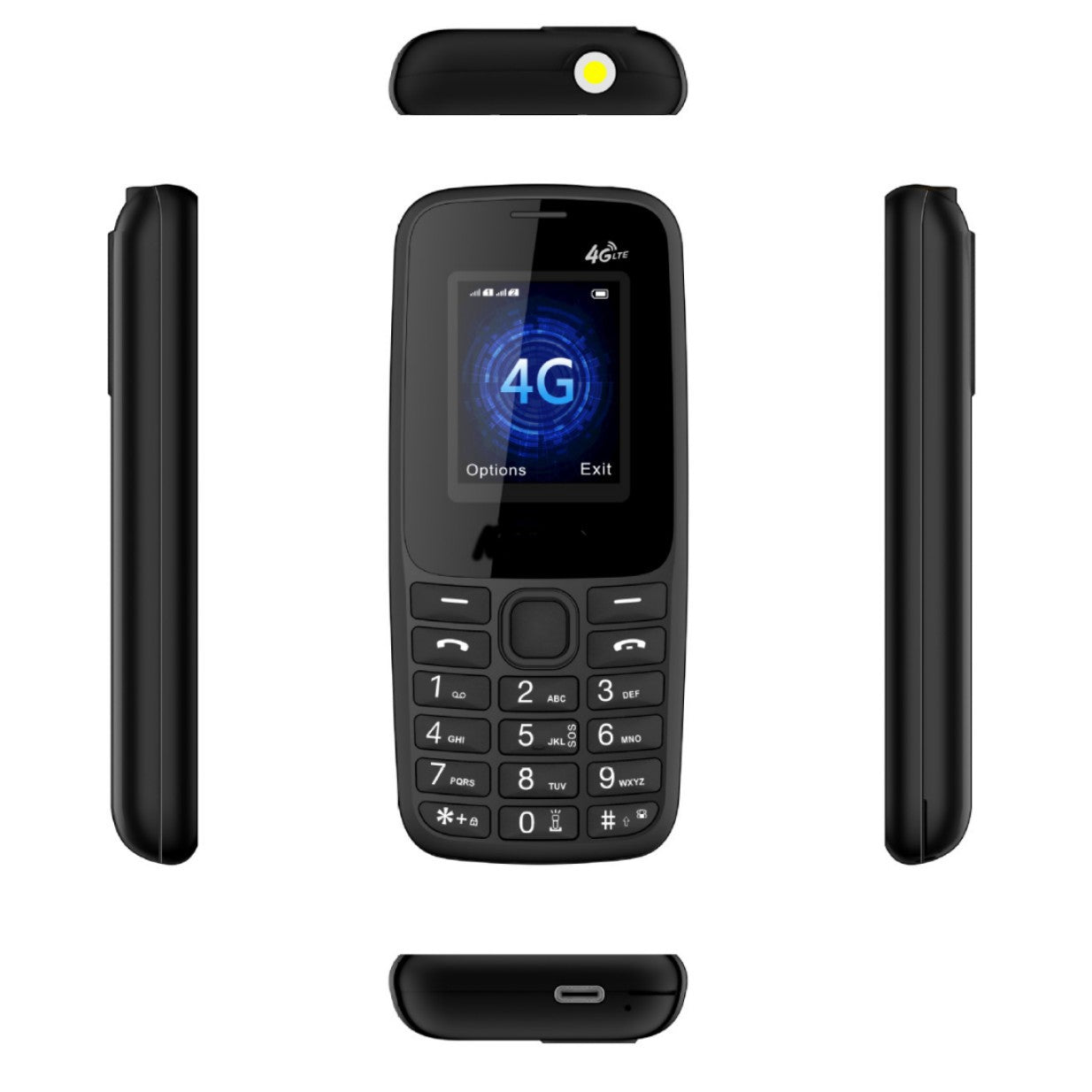 C99Elderly-friendly Phone4G All-Network Compatible Straight Button Phone for Seniors Wholesale
