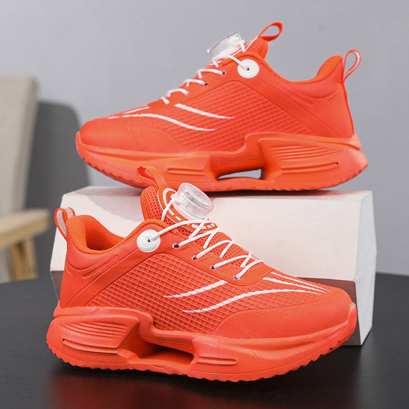 Children's New Shadow Boys' Running Shoes Casual Fashion Kids' Shoes Mesh Breathable Lightweight Non-Slip Wear-Resistant Sports Shoes