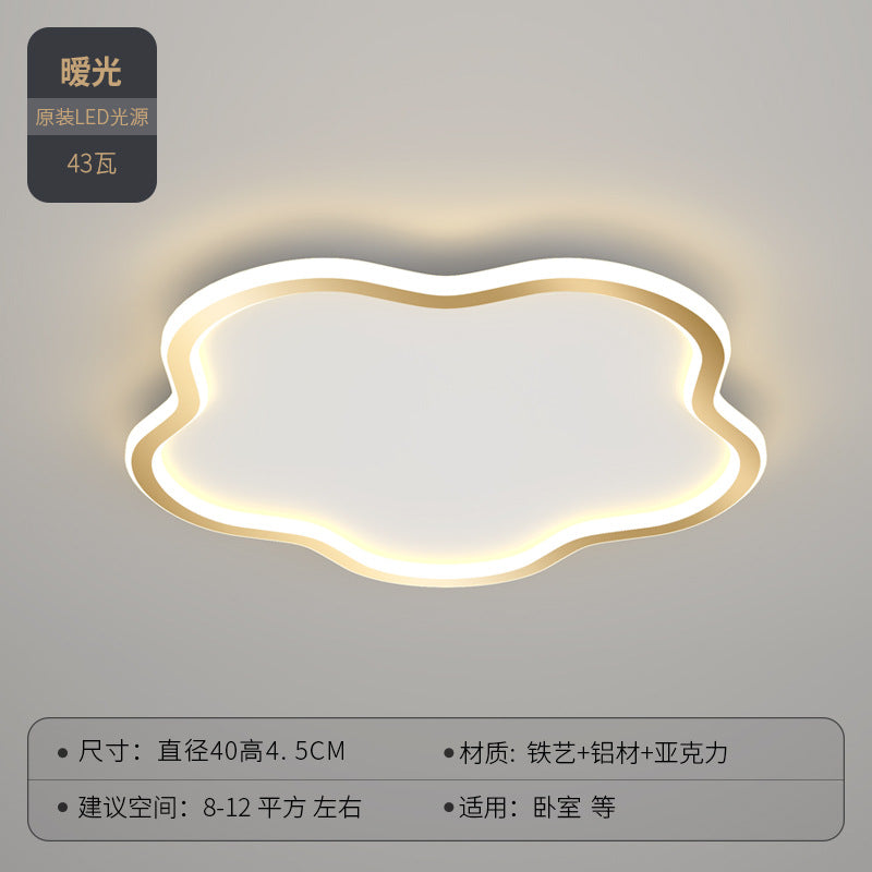 Creative Bedroom Main Light for Home Use led Ceiling Lamp Simple Modern Living Room Lamp Room Restaurant Study Flower Lighting