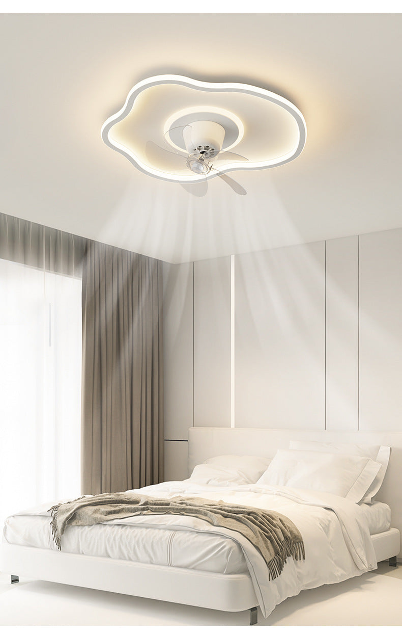 Full Spectrum Bedroom Light360Adjustable Head Shaking Silent Simple Modern Fan Light Cozy Study Master Bedroom Ceiling Light