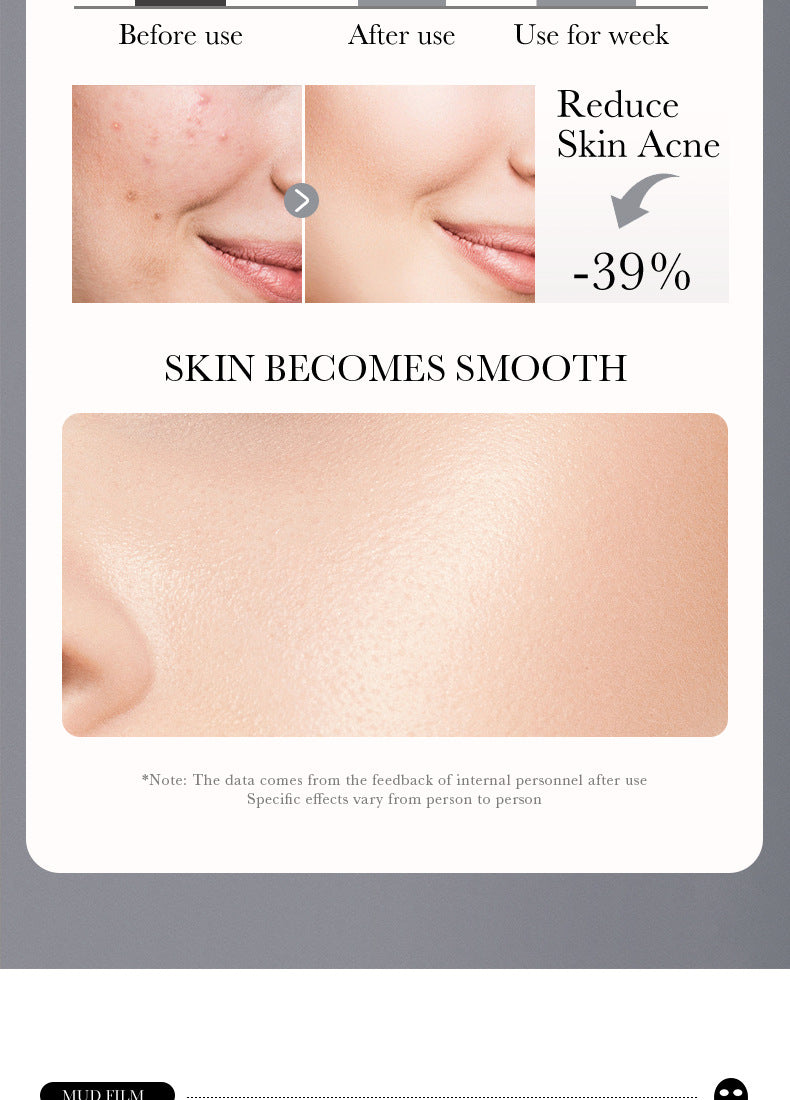 Full English Cleansing Mask BIOAOUA Cucumber Pore Cleansing Smear-On Portable Mud Mask  Foreign Trade Wholesale