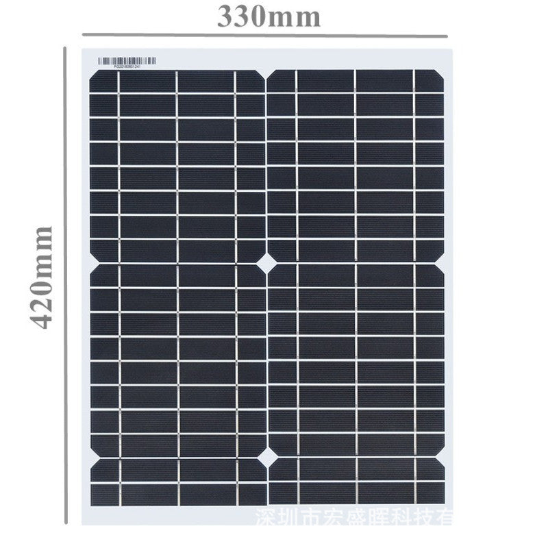 30W Flexible Solar Charging Panel Pressure Resistance Solar Charger for Rechargeable Battery