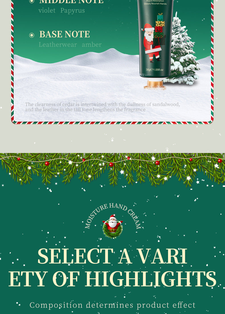 Full English Christmas Hand Cream ZOZU Moisturizing, Refreshing, and Nourishing Hand Cream Gift Set for  Wholesale