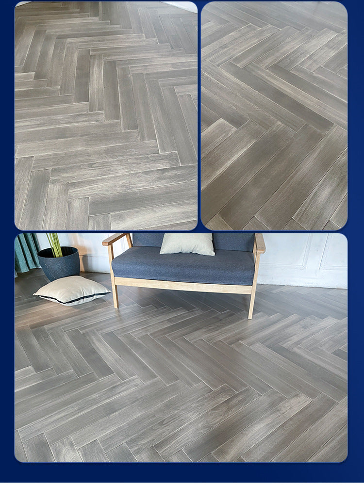 In-stock wholesale with on-site installation Herringbone Locking Floor Heating New Three-Layer Solid Wood Flooring Oak Black Walnut Flooring
