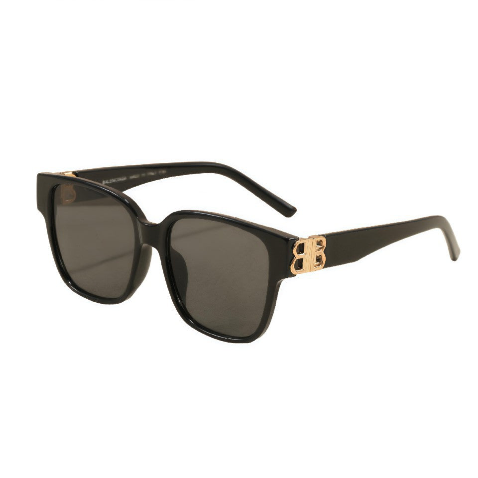 2025New BB European and American Fashion UV Protection Large Frame Acetate Sunglasses Unisex High-end Feel