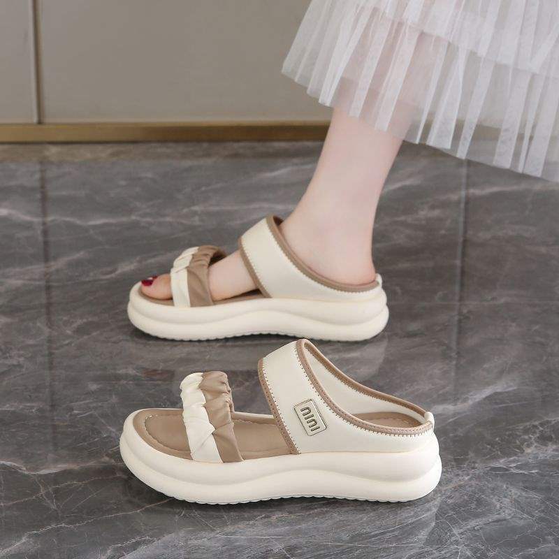 Women's French-style Sandals to Match Dress2025New Summer Versatile Open-Toe Sandals for Outdoor Wear